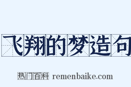 飞翔的梦造句是什么意思的图片
